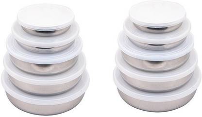 Royal Sapphire Steel Fridge Container  - 0.14 ml, 0.1 ml, 0.16 ml, 0.12 ml, 0.18 ml