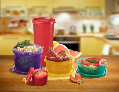 POLYSET Plastic Fridge Container - 100 ml, 200 ml, 300 ml, 700 ml, 900 ml