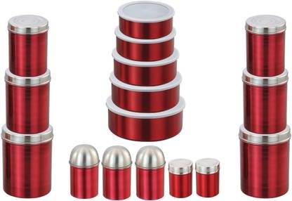 Klassic Vimal Steel Food Storage  - 1000 ml, 700 ml, 1100 ml, 100 ml, 1400 ml, 400 ml, 600 ml, 250 ml, 350 ml