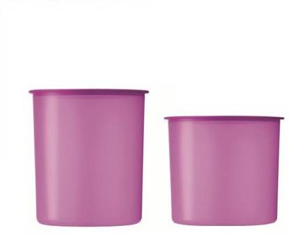 TUPPERWARE Plastic Grocery Container  - 2 L, 1.25 L