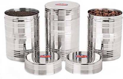 GOKUL Steel Tea Coffee & Sugar Container  - 400 ml