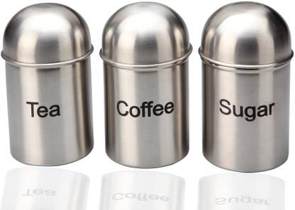 bhalaria Steel Tea Coffee & Sugar Container - 750 ml