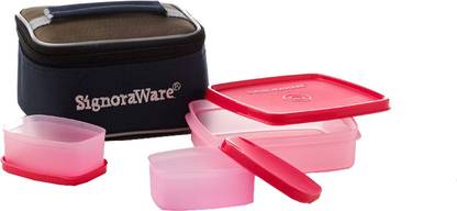 Signoraware Plastic Grocery Container - 100 ml, 350 ml