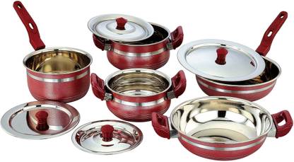Klassic Vimal Cherry Induction set Induction Bottom Cookware Set
