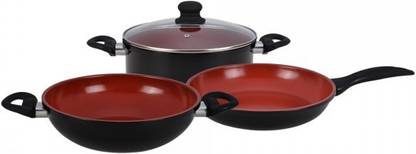 WONDERCHEF Mystique set of 4 Induction Bottom Non-Stick Coated Cookware Set