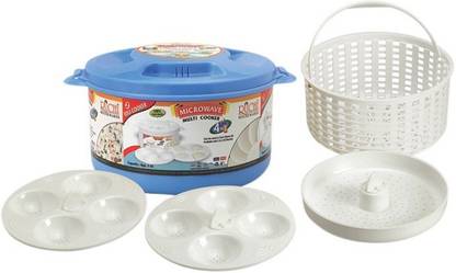 Ruchi Houseware Microwave Multi Cooker - 4 Attachments in 1 Cookware Set