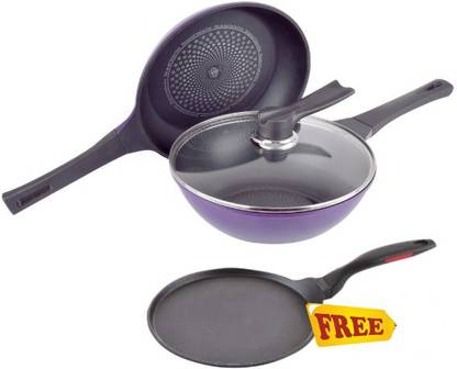 WONDERCHEF Induction Diamond Induction Bottom Non-Stick Coated Cookware Set