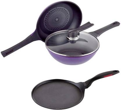 WONDERCHEF Diamond Induction Bottom Non-Stick Coated Cookware Set