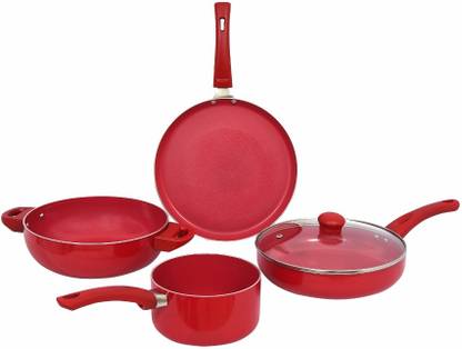 Uniqraft Induction Bottom Non-Stick Coated Cookware Set