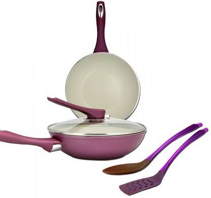 Swiss Republic 128349 Induction Bottom Non-Stick Coated Cookware Set