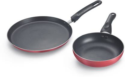 Prestige Omega Festival Pack - Twin Pack Induction Bottom Non-Stick Coated Cookware Set
