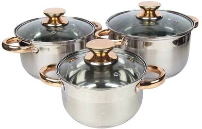 ilo 6 pcs Induction Cookware Set Induction Bottom Non-Stick Coated Cookware Set