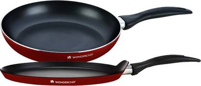 WONDERCHEF Ruby Series Induction Bottom Non-Stick Coated Cookware Set