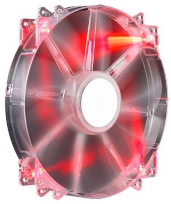 COOLER MASTER Megaflow 200 RED LED Silent Fan Cooler