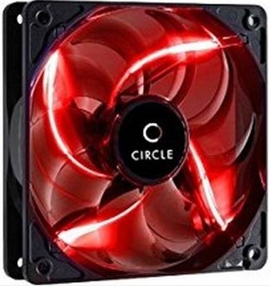 Circle LED Fan CG 12 Red Cooling Fan Cooler