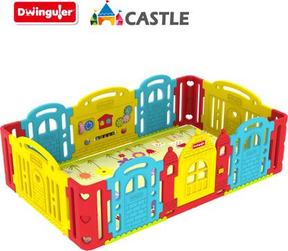 Dwinguler Castle Playpen Cot
