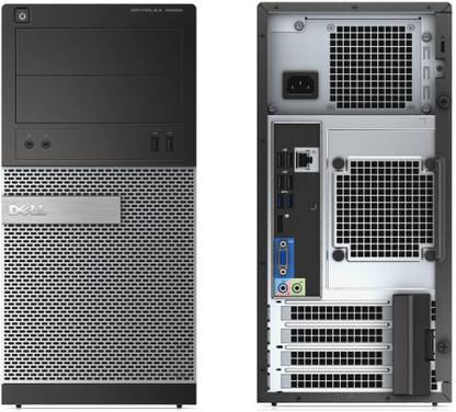 DELL 3020MT 4th gen Core i3-4150 (4 GB RAM/intel HD Graphics 4400 Graphics/500 GB Hard Disk/64 GB SSD Capacity/Free DOS) Mini Tower
