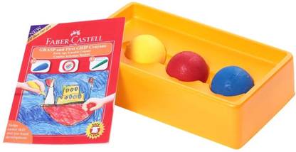 FABER-CASTELL Ball Crayons (Pack of 3)