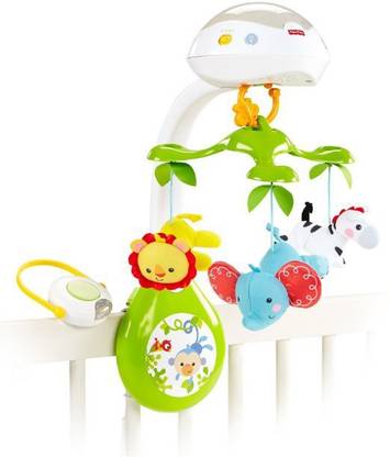 FISHER-PRICE Deluxe Projection Mobile, Rainforest Friends 3-in-1
