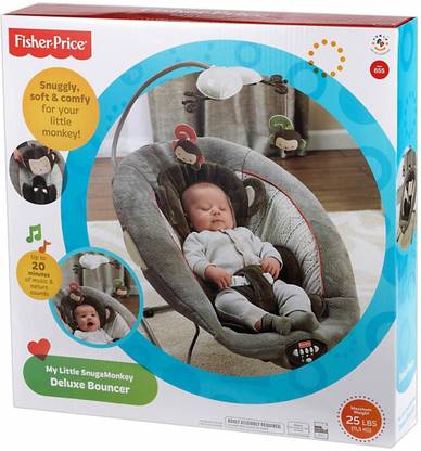 FISHER-PRICE My Little Snugamonkey Deluxe Bouncer