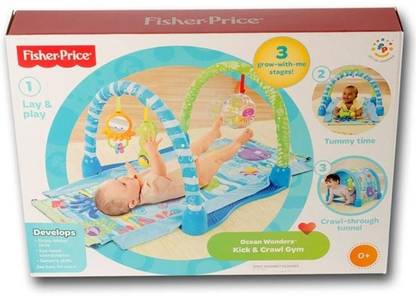 FISHER-PRICE Ocean Wonders Kick & Crawl Aquarium Gym