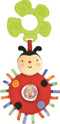 K's Kids Funky Stroller Pals - Rattling Ladybug Rattle