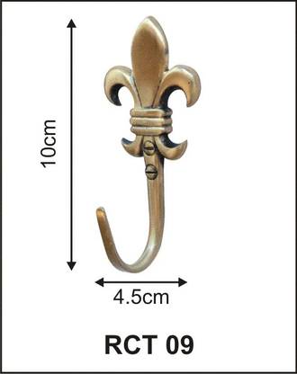 Tophome.in Gold Tieback Hook Metal