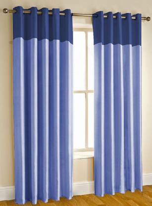 Kwality Blackout 213 cm (7 ft) Polyester Room Darkening Window & Door Curtain Single Curtain