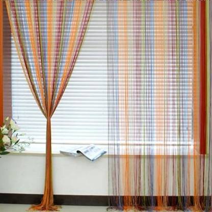 Ramcha 80 inch (3 ft) Polyester Window Curtain (Pack Of 2)