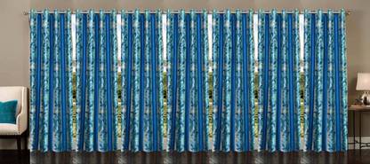 Ville Style 214 cm (7 ft) Polyester Room Darkening Door Curtain (Pack Of 7)
