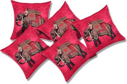 SEJ बाय निशा गुप्ता सिल्क कुशिओन्स कवर