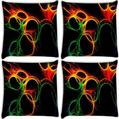 SNOOGG Polyester Cushions Cover