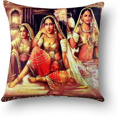 First Row Faux Silk Cushions Cover