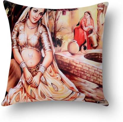 First Row Faux Silk Cushions Cover