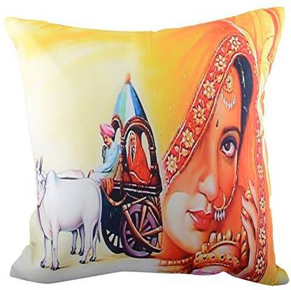 Aaiye Ghar Sajaiye Art Silk Cushions Cover