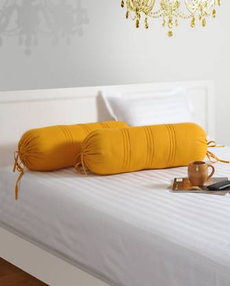 SWAYAM Cotton Bolsters Cover