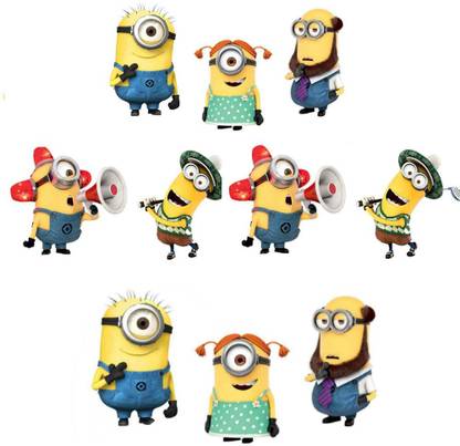 Party Propz Minion Cutouts Cardboard Cut-outs