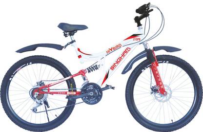 Hi-Bird Hi_Bird Singham 21 Speed Ncr 26 Inch White 26 T (inch) Mountain Cycle