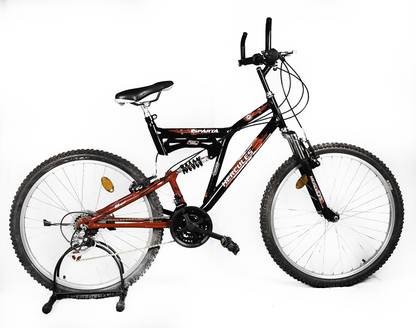 HERCULES Sparta DS 26 Black&Red 18Spd 26 T (inch) Mountain Cycle