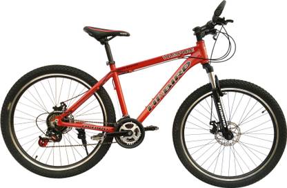Hi-Bird Vampire 26'' Mtb Alloy 21 Speed Double Disc Brake Red Color 26 T (inch) Mountain/Hardtail Cycle