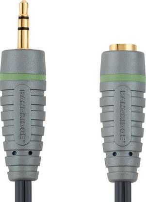 Bandridge Stereo Audio Cable 3 m Copper Braiding BAL3603 Headphone Extension Cable 3.5 mm M - 3.5 mm F