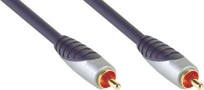Bandridge Stereo Audio Cable 2 m Aluminium Braided SAL4802 PRE Digi Coax Audio Cable RCA Male - RCA Male 2.0 m