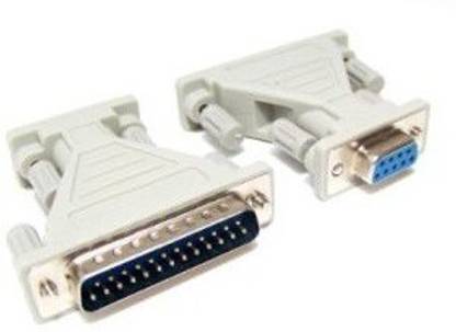TECHGEAR HDMI Cable 1 m Micro Connectors Db9 F To Db25 M Serial