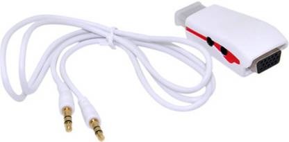 microware HDMI Cable 0.51 m To Vga With Sound With Long