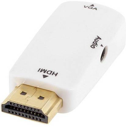 Wiretech HDMI Cable 0.2 m HDMI to VGA With Audio Converter