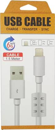Genuin Lightning Cable 1.5 m Charge Data & Sync Fast USB Cable For iPhone 5 5S 6 6+ 6S 6S+ 7 7 Plus