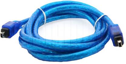 Techberri Ethernet Cable 3 m 4 Pin to 4 Pin Firewire Cable IEEE1394
