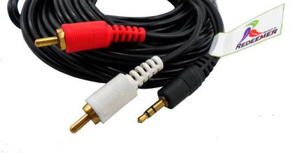 REDEEMER RCA Audio Video Cable 10 m 10 Meter Stereo Input