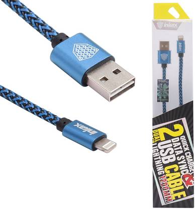 inKax Lightning Cable 1 m Lightning 8-Pin USB Sync and Data Cable