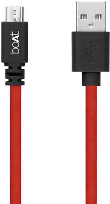 boAt Micro USB Cable 2 A 1.5 m Flat Micro USB cable